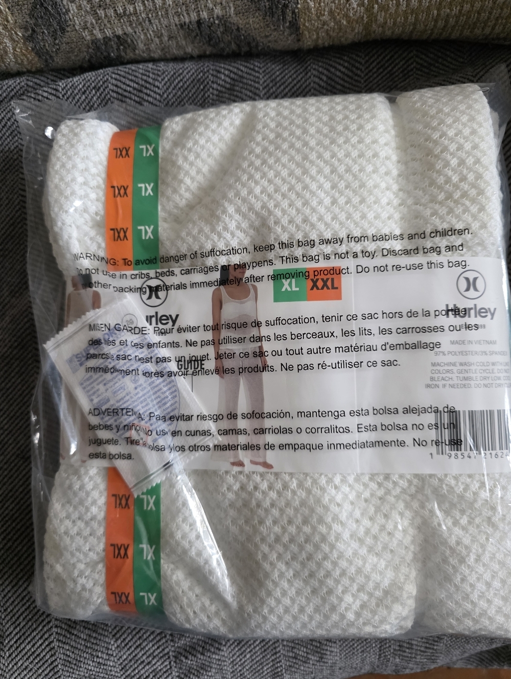 Hurley two-piece swim cover-up set XL/XXL New - Picture 4 of 4